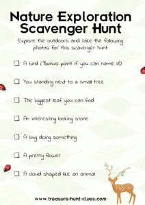 Nature Scavenger Hunt